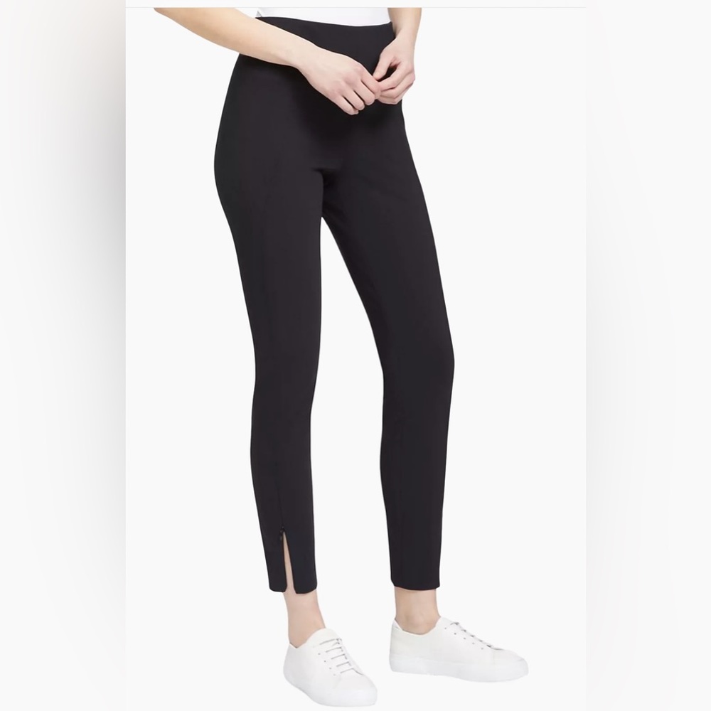 Theory Precision Ponte Seamed Ankle Leggings size M